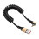 Typ-C-Ladekabel mit einziehbarer Feder, 25 cm 1