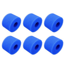 Filtro de piscina tipo cartucho de espuma de esponja lavável, adequado para piscinas, filtro de espuma reutilizável para aquários.