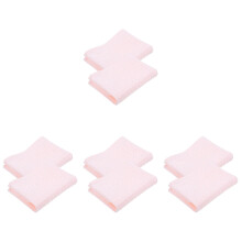 8Pcs Cotton Baby Burp Cloths Pink Hanging Hand Towels for Bathroom