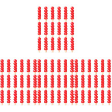 72Pcs Red Resin Miniatures Chinese Snacks Doll House Photo Props