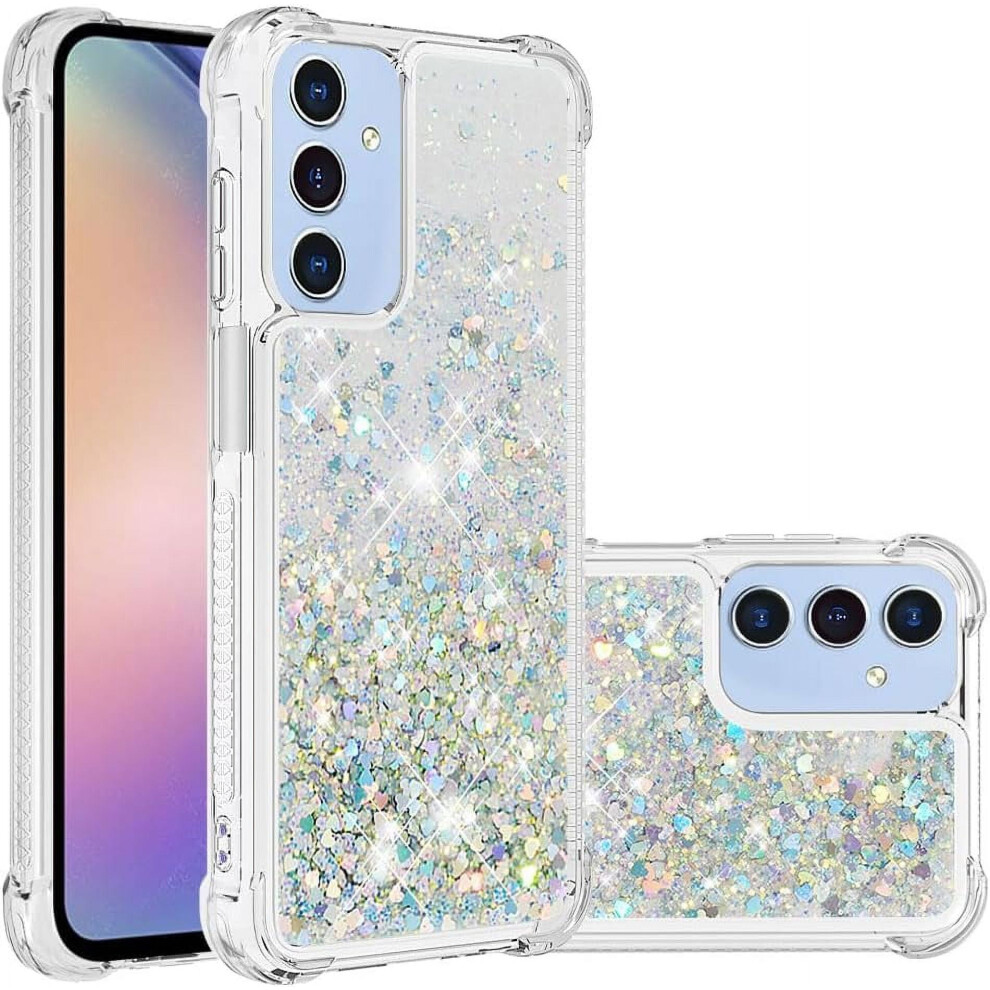 Glitter Liquid Clear Phone Case For Samsung Galaxy A15 5G 913466612284