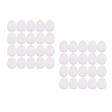 40Pcs White Beauty Powder Puff Compact Size for Precise Face Makeup