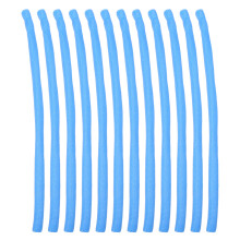 12Pcs Trampoline Tube Foam Covers Blue Pe Foam Pole Protective Sleeves