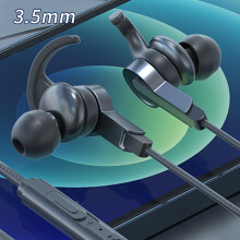 3.5mm High Quality Stereo InEar Microphone Wired Headphones For Phone PC Laptop Tablet