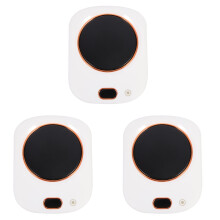 3Pcs USB Thermostat Cup Warmer White Mat for Home and Office Use
