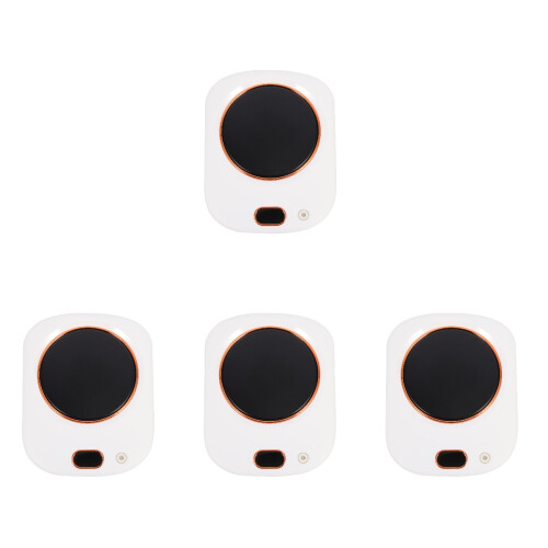 4Pcs Household Mug Warmer White USB Heating Mat for Hot Beverages