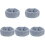 5Pcs Grey Multi-Function Dog Snood Comfortable Elastic Pet Earmuffs 1