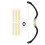 3Pcs Black Eyebrow Positioning Ruler Adjustable Measuring Tool Kit 1