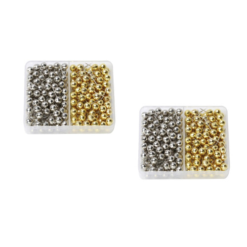 400Pcs Sharp Steel Point Pushpins Assorted Colors for Home and School