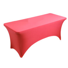 Nappe rectangulaire extensible en spandex pour cocktail, hĂ´tel, mariage, fĂŞte, exposition