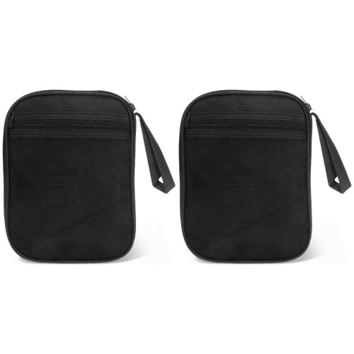 2Pcs Portable Watch Band Holder Black Durable Multi-Use Storage Pouch