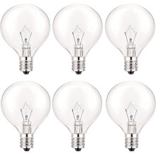 Ampoules pour diffuseur de cire parfumée 25 W, culot E12, G16.5, 120 V, blanc chaud, à intensité variable, compatibles avec les diffuseurs Scentsy