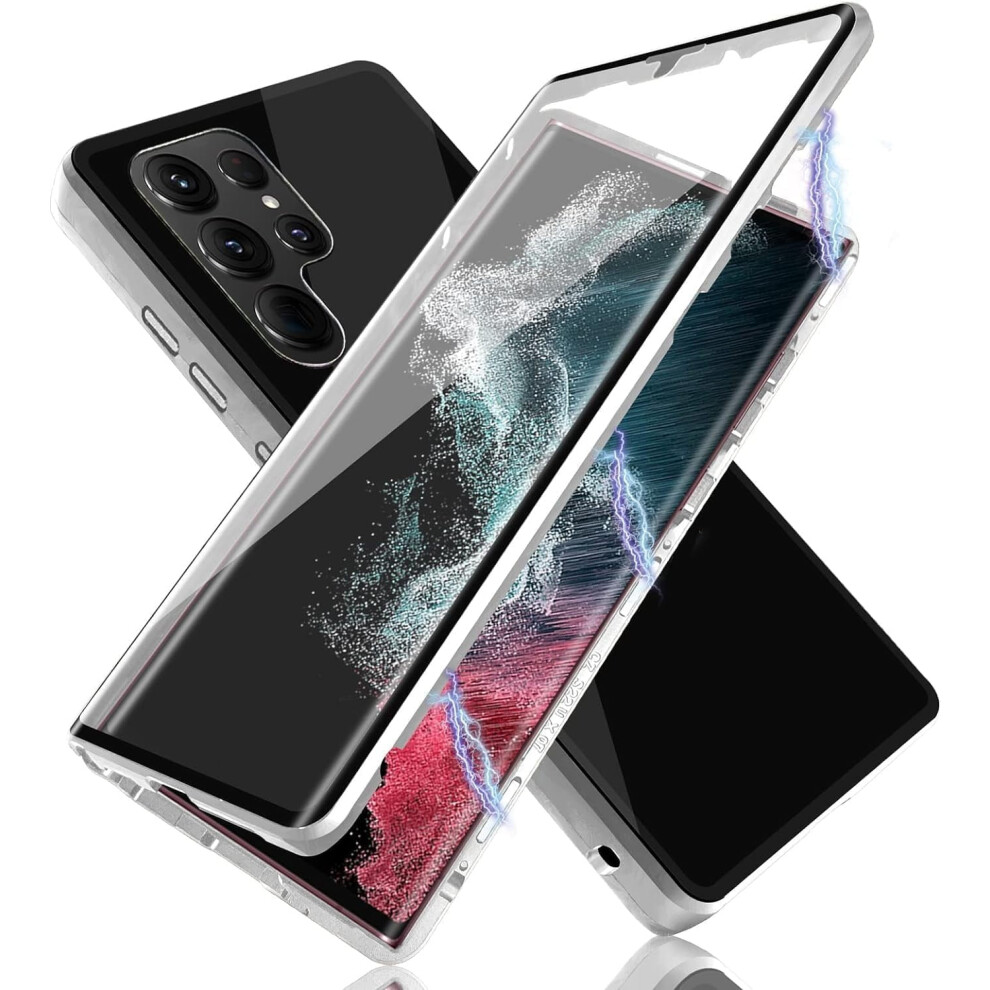 Tempered Glass Case For Samsung Galaxy A33 5G Silver 913466611188