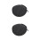 2Pcs Black PU Auto Cd Organizing Bag Durable Storage Case 1