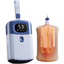 Portable Clothes Dryer, Automatic Ironing Machine Timer Foldable Laundry Machine for Apartment RV Travel Dorm Hotel