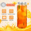 10pcs plastic coffee bottles, disposable pet juice water containers 6