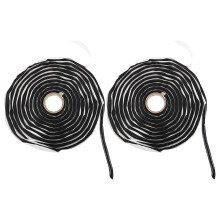 Hoogwaardige butyl afdichtingstape voor auto's, waterdicht, zwart, geluidsdempend, 2 stuks, 2,5 cm