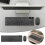 Wireless Keyboard And Combo Ergonomic Design Quiet Operation 2.4 USB Receiver Compatible With Windows 1