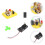 Mini DC Motor Kit for Educational Science Experiments, Assorted Color Plastic and Metal Parts for Projects 1