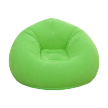 Sofá inflable con forma de balón de fútbol, sillón portátil de terciopelo PVC, asiento para aficionados para el día del partido, asiento para