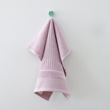 Thickened Soft Absorbent Face Towel, 34x35cm, Navy/White/Gray/Pink, Quick-Dry, Reinforced Stitching, Polyester – Compatible with Home & Spa