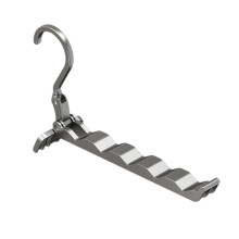 Portable Folding Clothes Drying Rack Convenient Designs with 5 Hangers Home Accessory for Small Space Hanging Solution