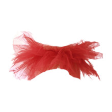 Spodnička bez krúžkov s krinolínovou sukňou 27 cm, spodnička Bustle Tutu, červená