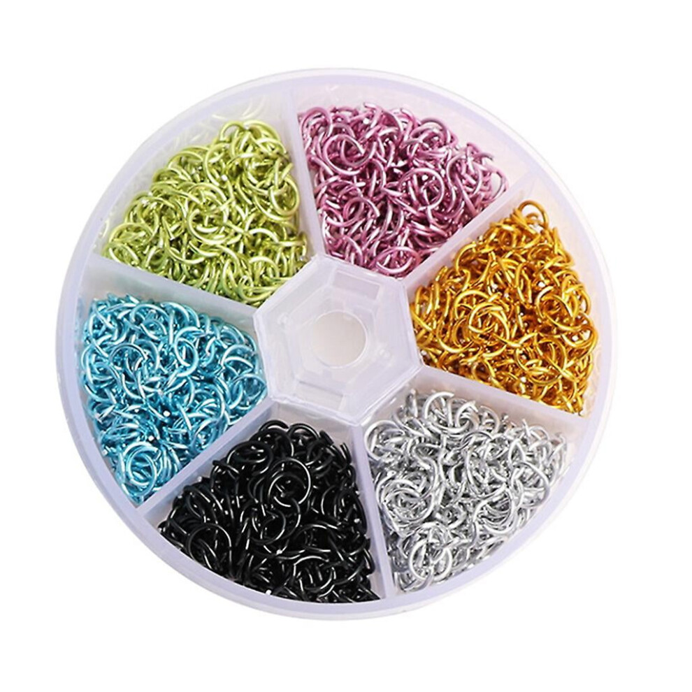 Piercing Dangle Nail Art Punk Charms Glitter Nails Decor Hoop Ring Mixed Color