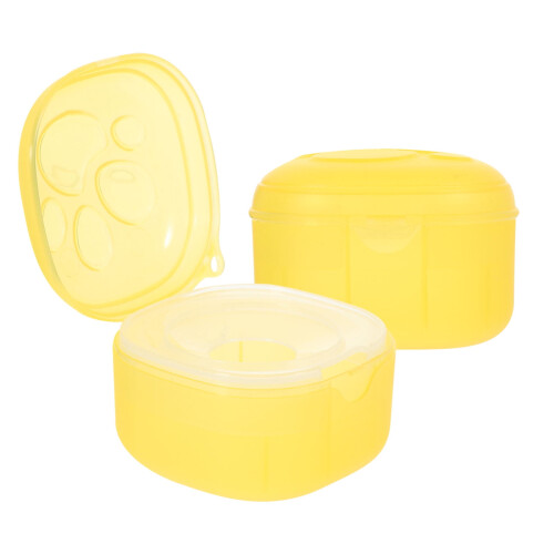 2pcs Adorable Pacifier Holder Case for Travel Cute Storage Container for Safe Keeping