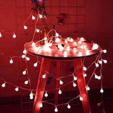 LED Globe String Lights, Fairy Lights Battery Operated Christmas Lights for Garden Patio Gazebo Balcony Bedroom Xmax Tree Decorations