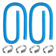 2Er-Pack PoolschläUche für Oberirdische Pools, 1.5 Zoll Durchmesser, 59 Zoll Langer Filterpumpenschlauch, Kompatibel mit Pumpenmodell 607, 637