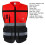 Men's High-Visibility Reflective Vest Yellow V-Neck 8