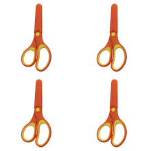 5.7” Stainless Stell Scissors, Safety, Blunt Tip, Comfortable, for Left and Right Handed Use, for Office Home Crafts, Assorted Colors