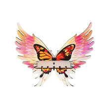 Étagères d'angle flottantes en bois à motif d'anges – Rangement mural rustique pour salle de bain, bibliothèque décorative pour chambre et