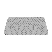 Pet Feeding Mat-Absorbent Pet Placemat for Food and Water Bowl,with Waterproof Rubber Backing,Quick Dry Water Dispenser Mat for Dog and Cat(2XL,Gray)