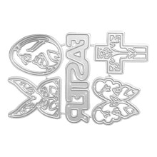 Easter Metal Stencil Template Mold Carbon Steel for Embossing Art Craft Decoration Mould Supplies