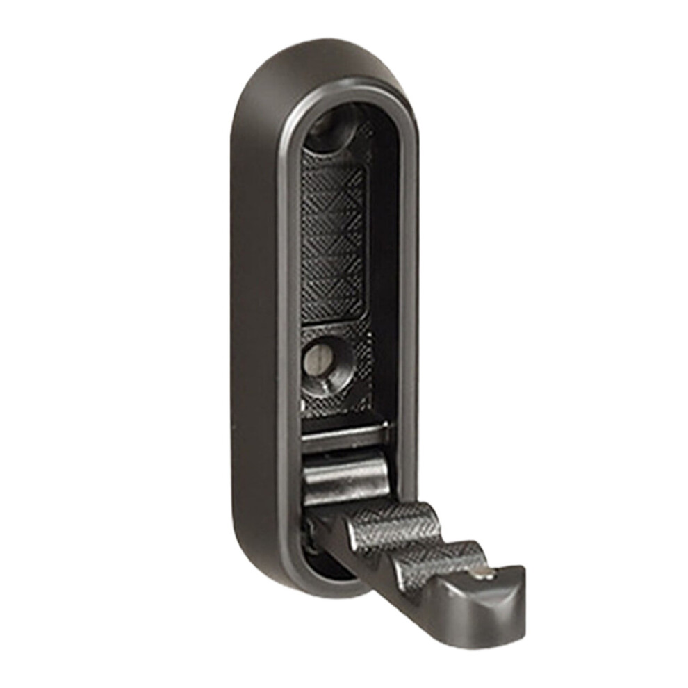 Folding Alloy Telescopic Wall Hook For Coats, Towels, Bags Â Compatible With Bathroom, Closet, Entryway, Pool, Kitchen Â Dark Gray 9555307668848