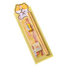 GiLiling 5-in-1 Premium Pencil Set with Rulers, Erasers, Sharpener & Color Pencils – Compatible with School/Office Use