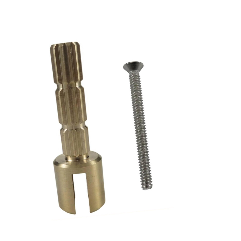 Shower Gate Stem Adapter Replacement Copper Stem Adapter With Screw For 970-0770 Plumbing Equipment Easy Installation 9555307666370