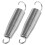 2Pcs Compact Metal Drum Tension Springs for Drum Pedal Silver Durable Performance 1