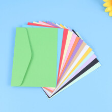 100pcs Candy Colors Blank Envelopes Natural Paper for Supplies Office