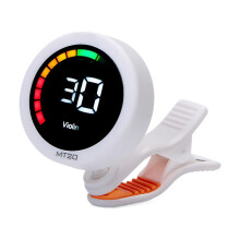 Guitar Violin Banjo Tuner Clip On Chromatic Tuner LCD Display Rechargeable Z6