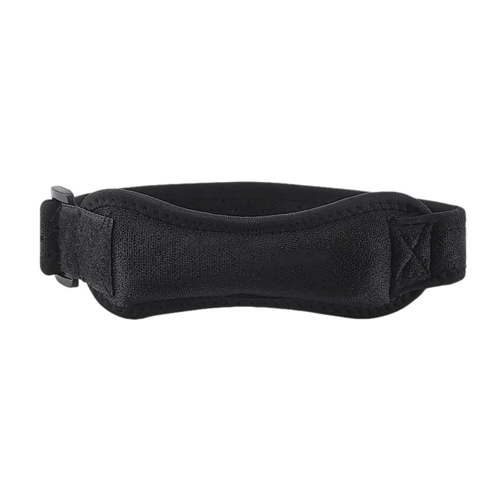Black Breathable Patellar Tendon Support Strap For Knee Brace Â Injury Prevention For Running, Hiking & Sports Â