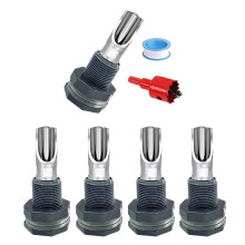 Pack of 5 Stainless Steel Pig Waterer Nipples Water Feeders Nipples for Safe Drinking System Livestock Watering Supply