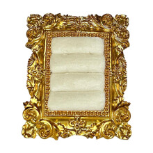 Vintage Style Ring Holder Decor Jewelry Organizer for Ceremonies Living Room White