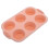 6-Cup Silicone Cake Mold Non-Stick Bakeware for Baking Fast Heat Conduction 1