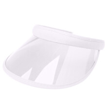 Summer Unisex Visor Hat Plastic Transparent Protective Cap Suitable for Sports Outdoor Activities Sun Shade Cap