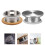 2Pcs Silver Stainless Steel Filtered Water Pitcher Lid Practical Cover 5
