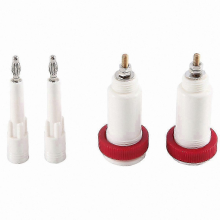 High Voltage Connector Set, 2 Pairs of 10Kv to 30Kv Plug and Socket for Electrical Applications
