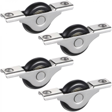 4pcs Sliding Door Wheel Wardrobe Wheel Pulley Track Cabinet Door Roller